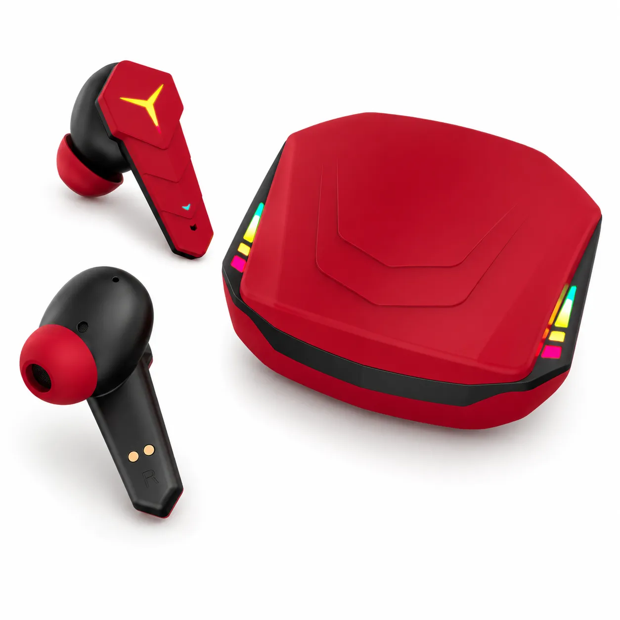 RGB Gaming Wireless Earbuds with LED Charging Case